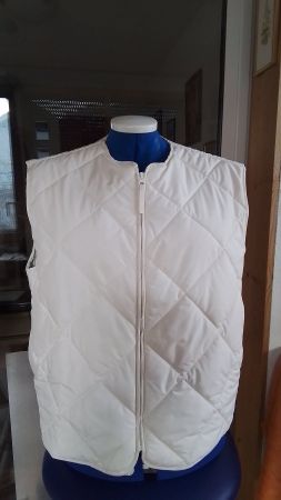 Damen Warme Weste Gr.42 weiss guter Zustand C&A Herbst