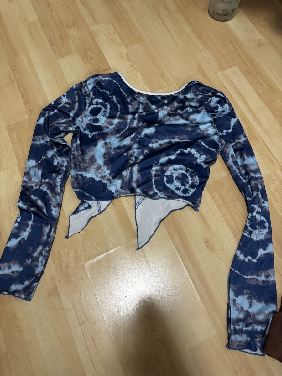 Top: Damen Langarmtop Blau S/M – Nuovo (secondo la descrizione) da zürich venduto da mapaXXefaboo 2