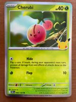 Pokemon Cherubi Holo 30 Jahre (Versand gratis)