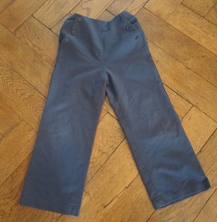 Dunkelblaue Stoffhose Grösse 128 von WE Fashion