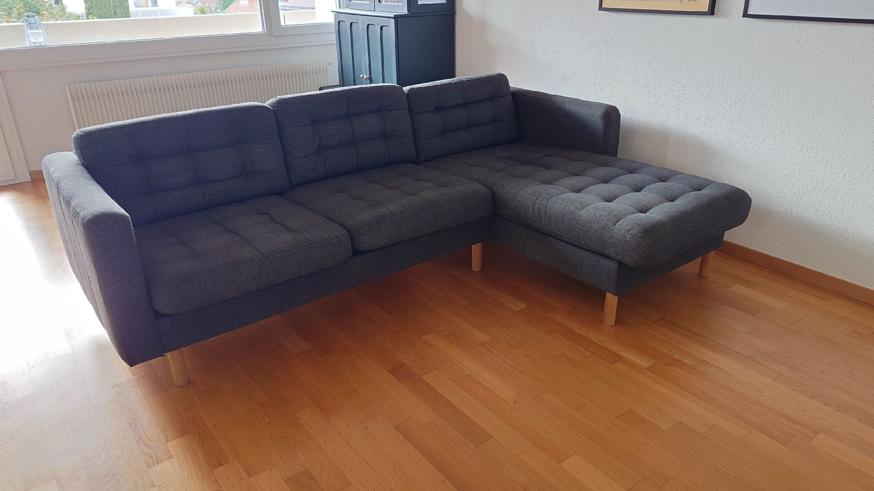 Ikea Sofas: Ikea-Sofa mit Récamiere Landskrona – Gebraucht aus Grosshöchstetten von dav_fmx2