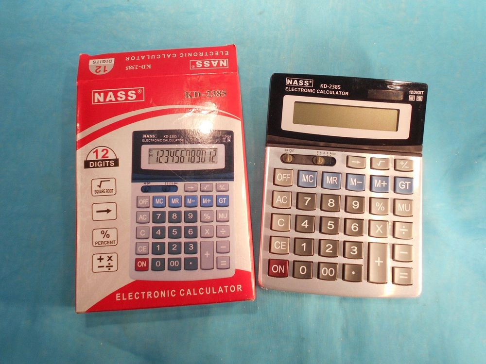 Grosser Taschenrechner für Senioren ideal (Neu und originalverpackt) in ...