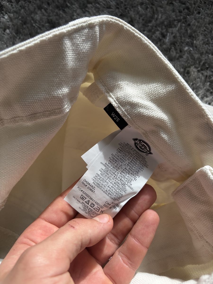 Dickies Jeans: Dickies Work Pants Cream Size W25  – Nuovo (secondo la descrizione) da Brislach venduto da edu_t6pq 4
