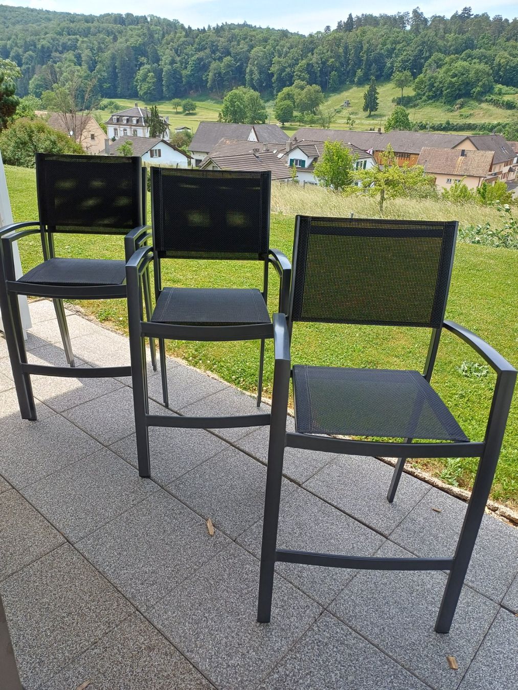 Stühle: Lot de 5 chaises de bar – Neu (gemäss Beschreibung) aus Buix von lolo95 1