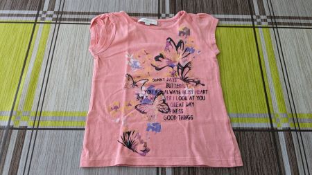 Süsses T-Shirt - 98/104 - Schmetterling - Butterfly