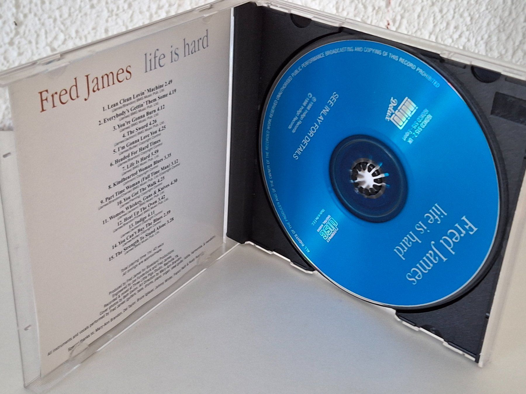 CDs: CD Fred James - Life is Hard CD - Blues vom Feinsten! – Gebraucht aus Aarberg von Jackup1 2