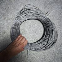 250 m Edelstahl-Drahtseil V4A / AISI 316, 1/8 Zoll (3.2 mm)