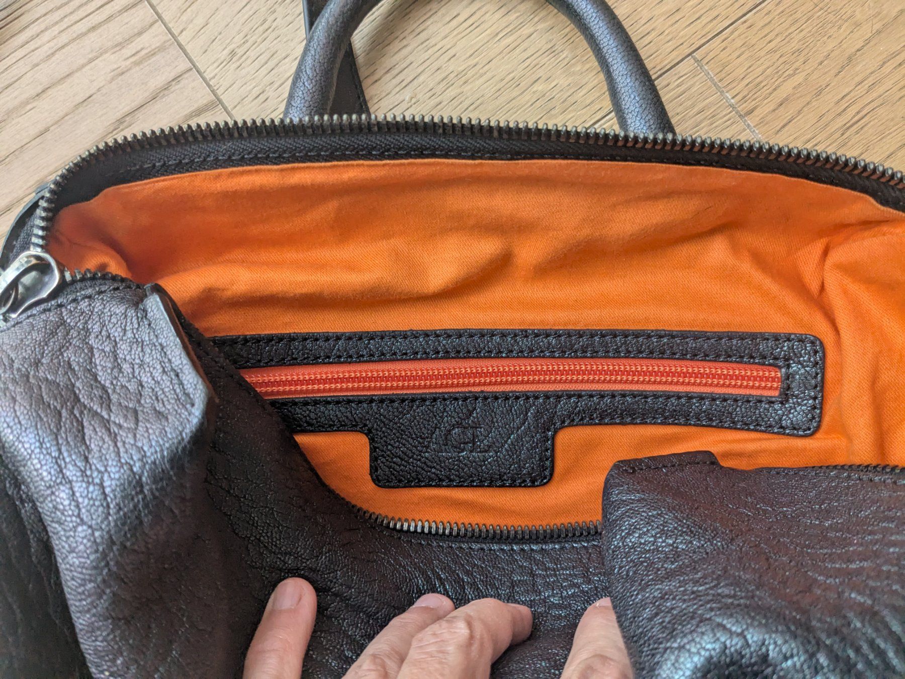 Zaini: Black leather backpack AGL – Usato da Zürich venduto da vdenisa1 1