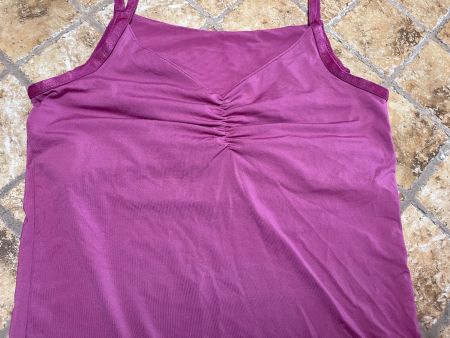 Maglia sportiva con top dentro-fucsia-M/L