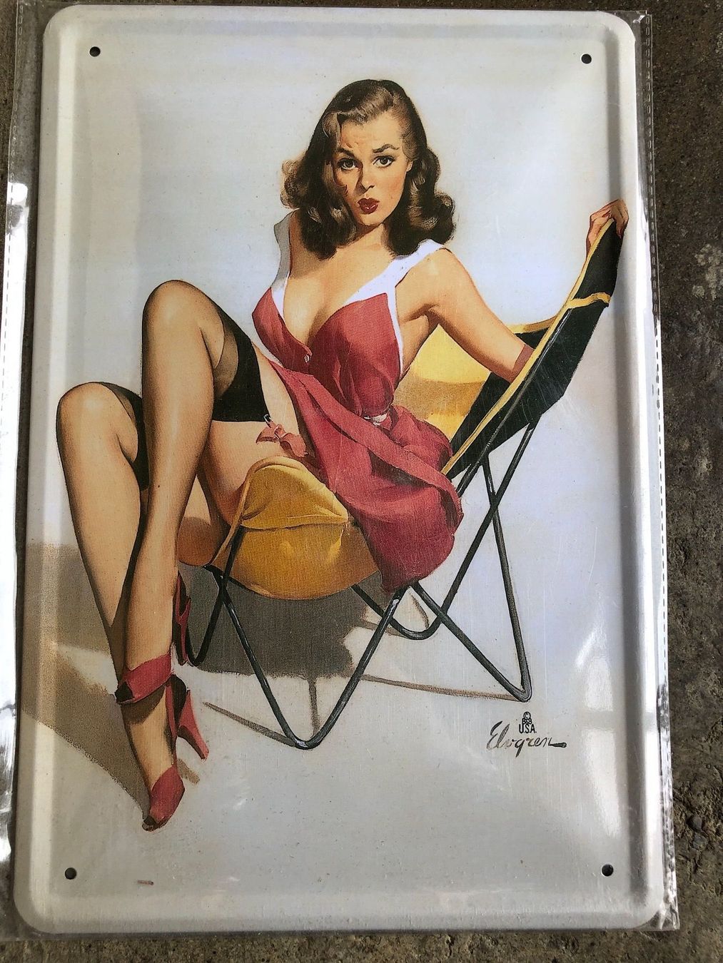 Insegne: Pin up 50s 60s Pinup classic deko – Nuovo e nell'imballaggio originale da Reinach AG venduto da rares75
