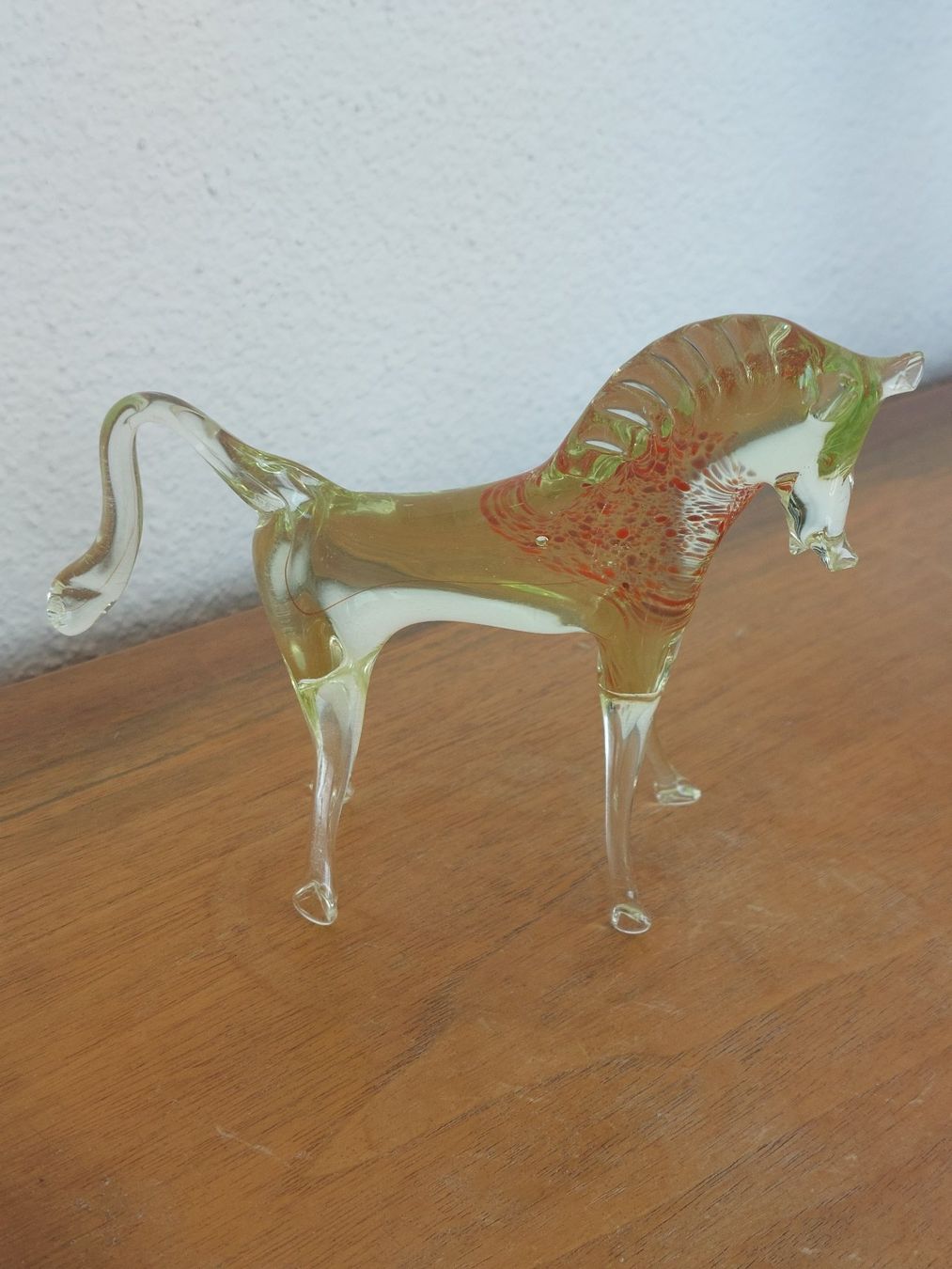 Statuette: Uranglas Pferd (Murano?) – Usato da Hergiswil NW venduto da maiette-23.N 1