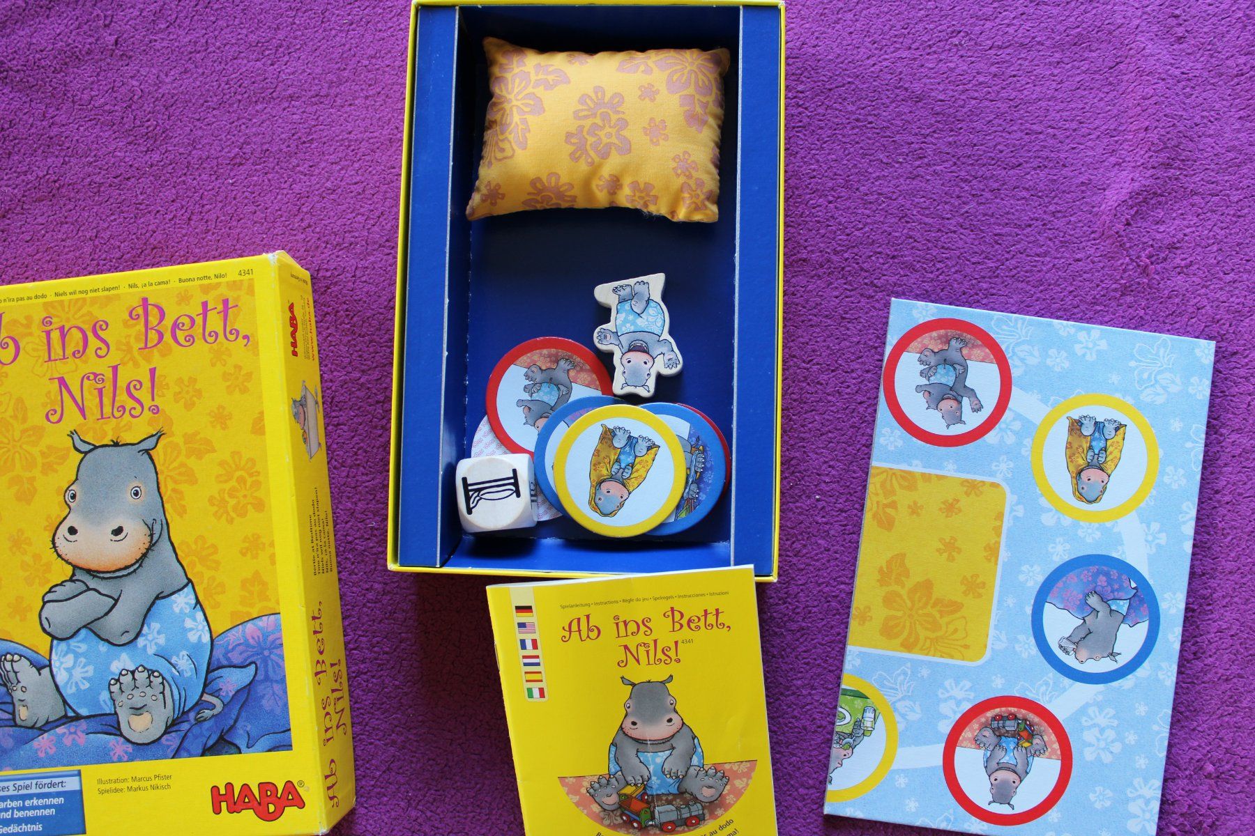 Haba Giochi: Haba Spiel - Ab ins Bett, Nils – Usato da Müllheim Dorf venduto da Seeeule01 1