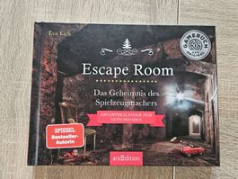 Escape Room Buch Geheimnis Spielzeugmacher neu Adventskal.