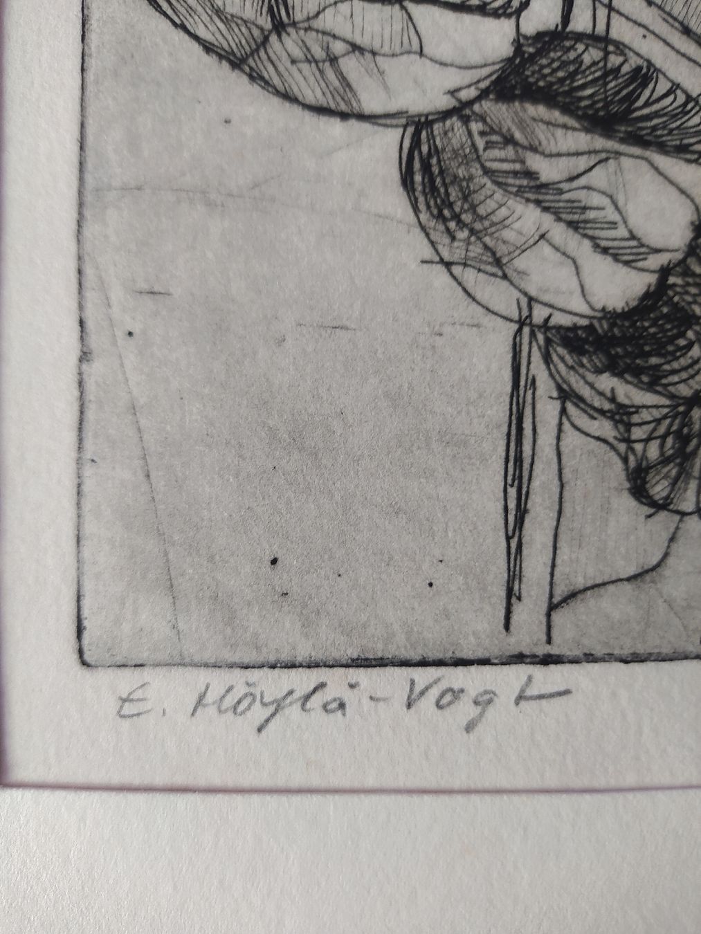 Carte collezionabili: Original Etching by E. Höyla-Vogt, Signed & Dated 1978 – Usato da Möhlin venduto da mik_h72m 1