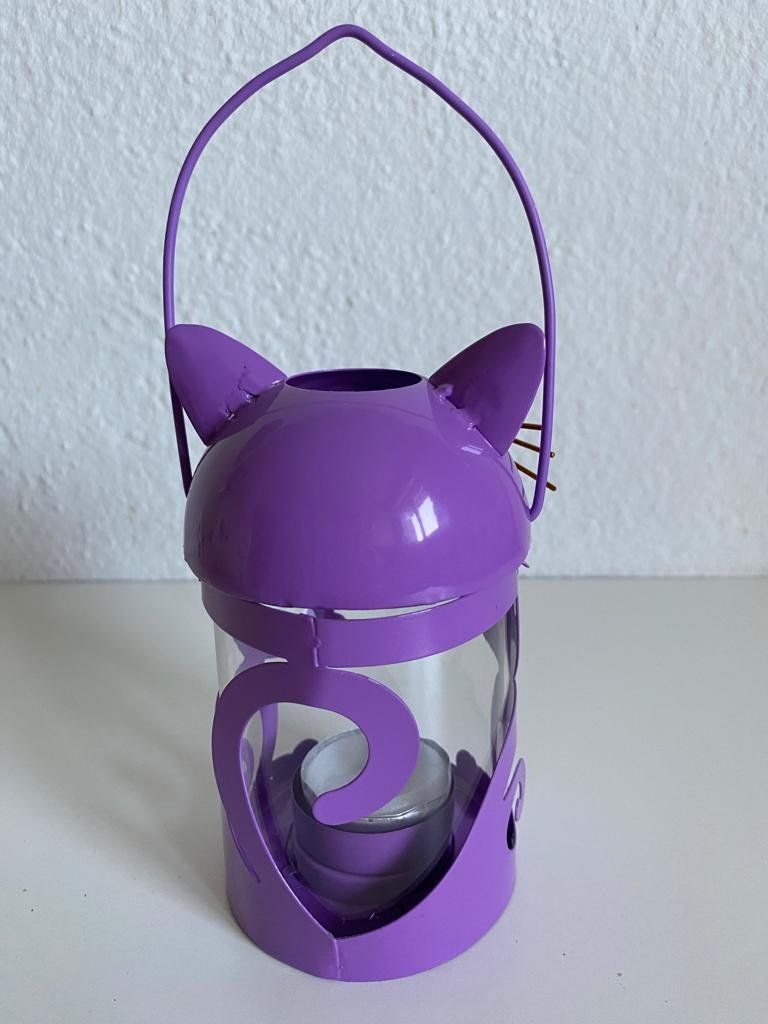 Lanterne: Laterne mit Kerze - Katzenmotiv – Usato da Rümlang venduto da Cat-Judy 2