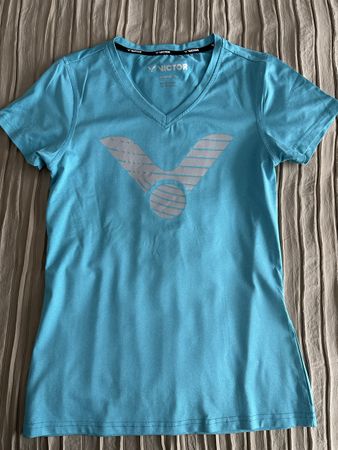 Victor T-Shirt Damen Hellblau, Sportshirt, Ungetragen!