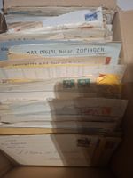 Kiste mit Tell Briefen / Helvetia / diverse 