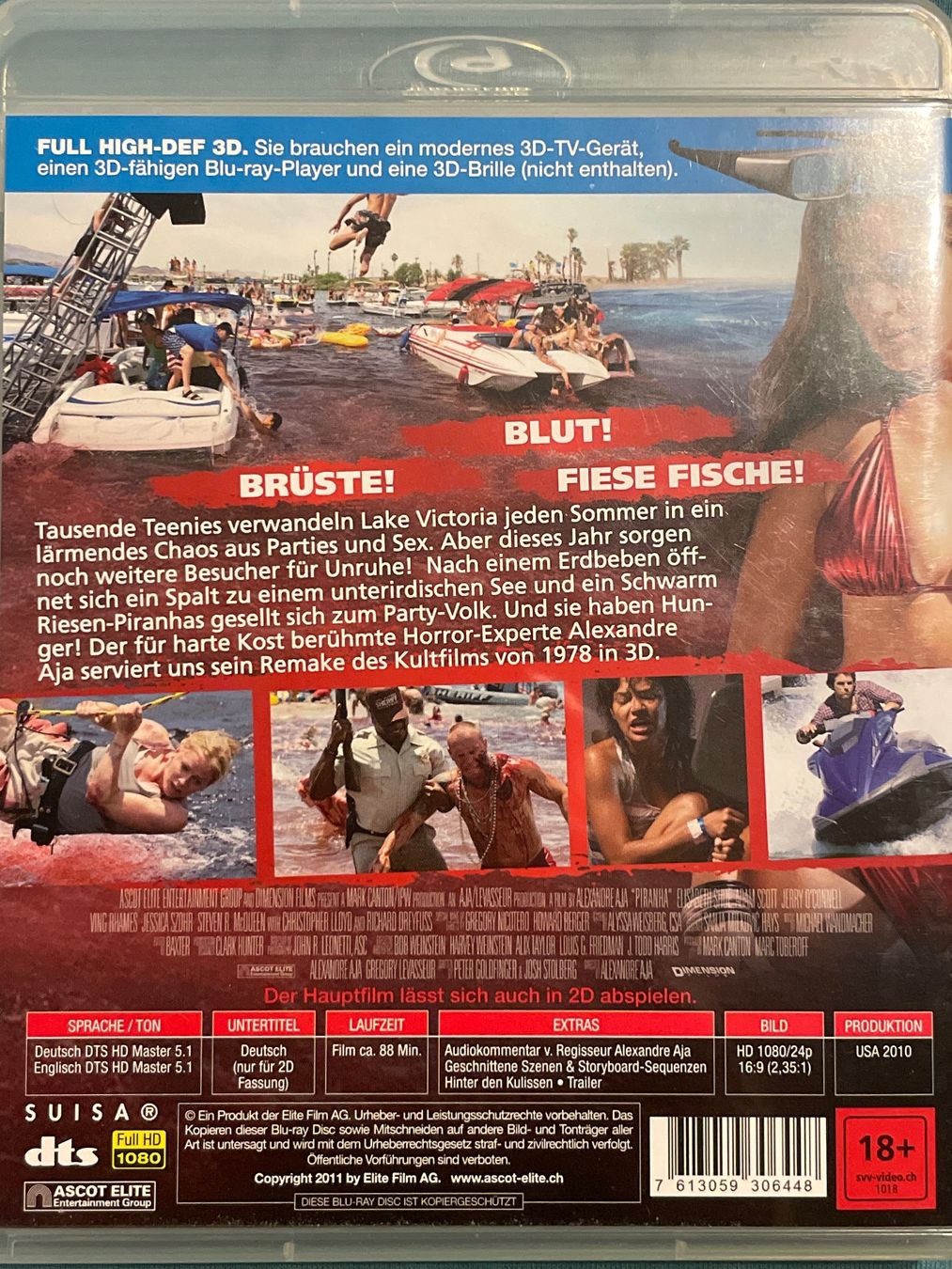 Tutti i DVDs: Piranha  3D   (2010) – Nuovo (secondo la descrizione) da Waldenburg venduto da Gonzo8 1