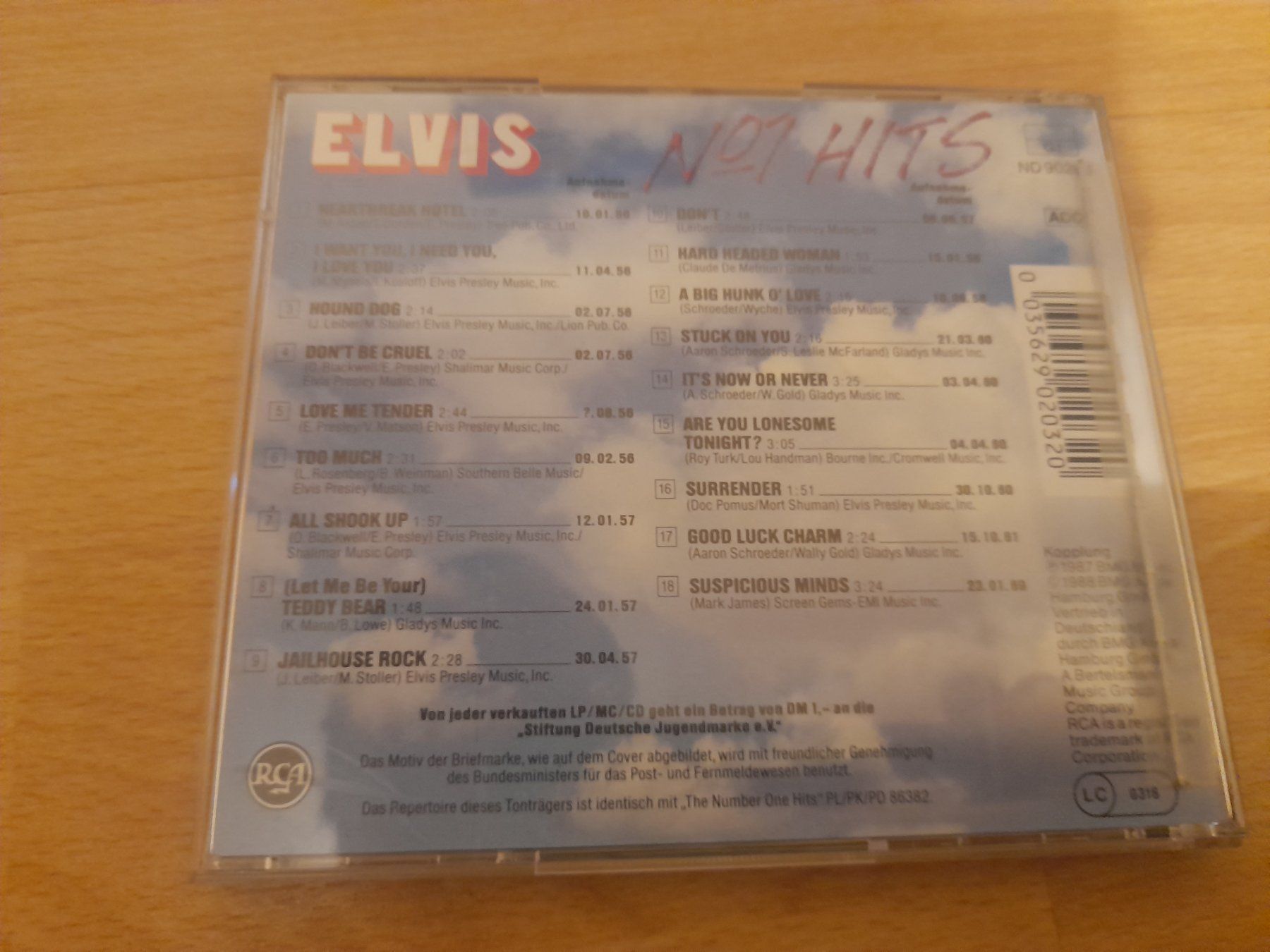 CD: CD Elvis - No. 1 Hits – Usato da Lustmühle venduto da chevi03 2