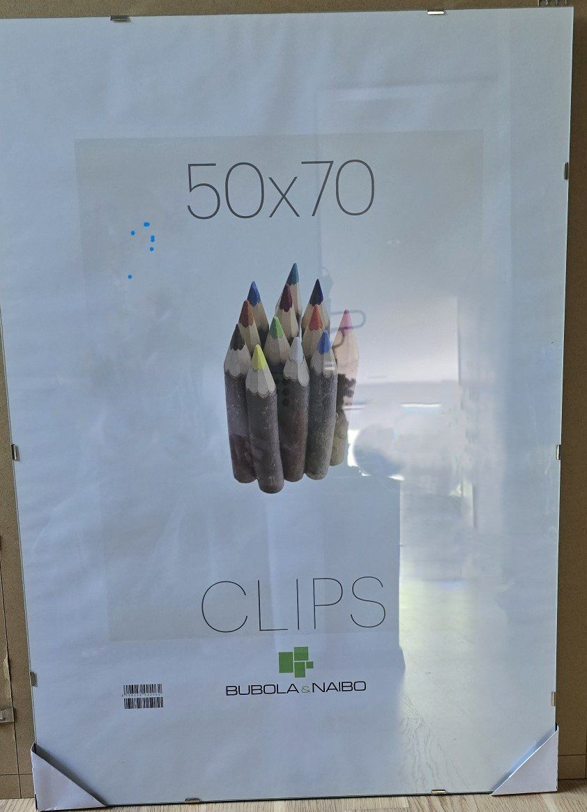 Cornici: Cliprahmen Transparent Rahmenlos 50 x 70 cm – Usato da Bergdietikon venduto da ewa1005 3