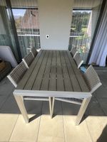 Gartentisch mit 6 Stühlen