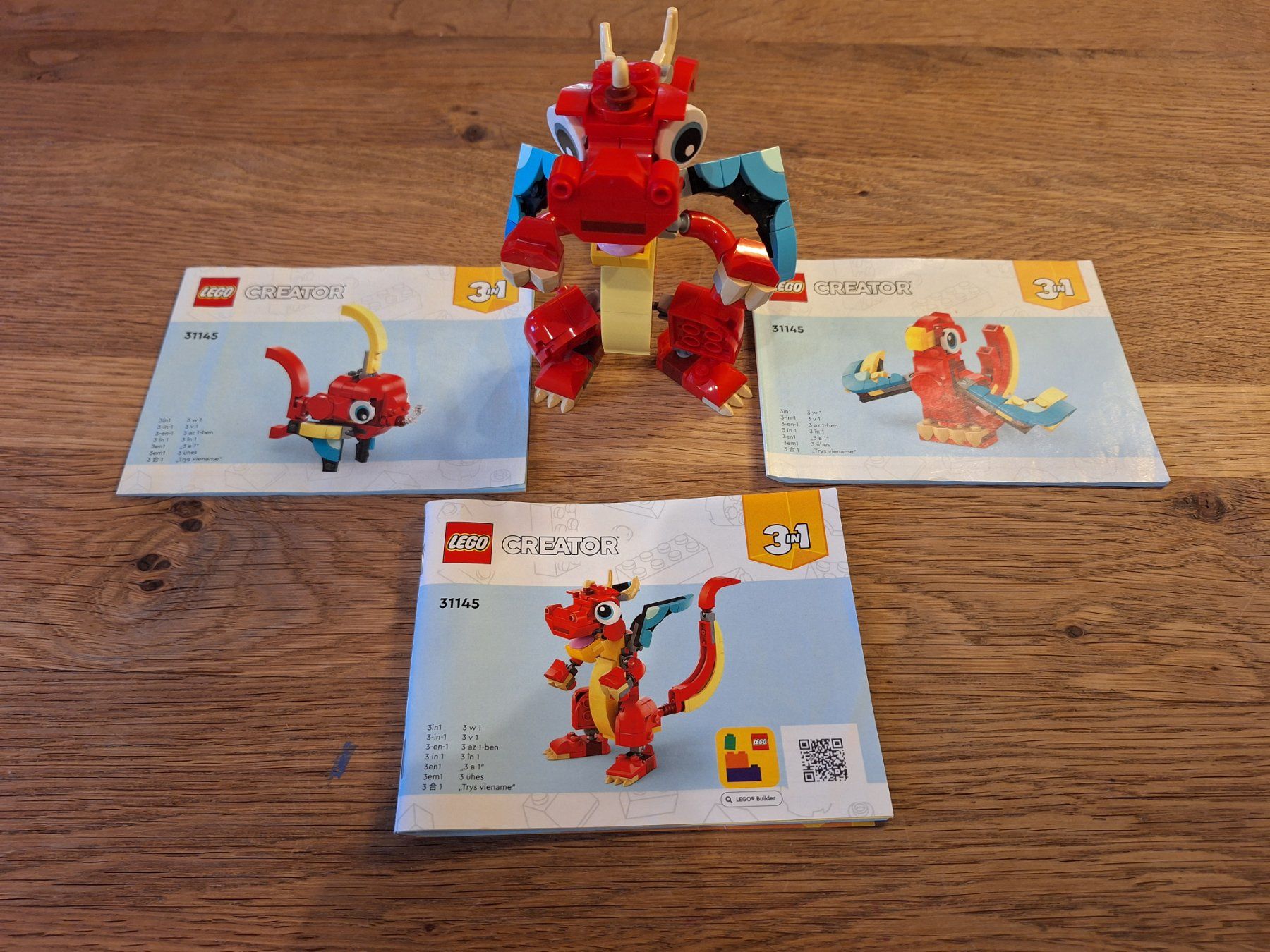 Lego Spielzeuge: Lego Drache Creator 3in1 31445 – Gebraucht aus Steinen von Cornel85