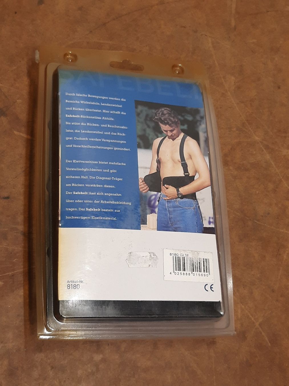Attrezzature mediche: TECTOR Rückenstütze / Safe Belt M – Nuovo e nell'imballaggio originale da Winterthur venduto da ReUse_Baumarkt 3