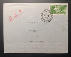 SÜDVIETNAM FLUGBRIEF, SAIGON - USA 1956