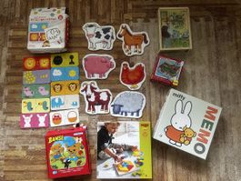 Holzpuzzles, Spiele 2 Jahre kinder Wooden Puzzles, Memo Haba