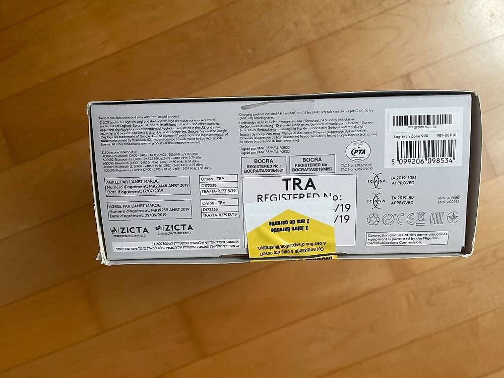 Logitech Kopfhörer: LOGITECH Zone 900 (981-001101) 1x geöffnet – Neu (gemäss Beschreibung) aus Thun von 93pingu 1