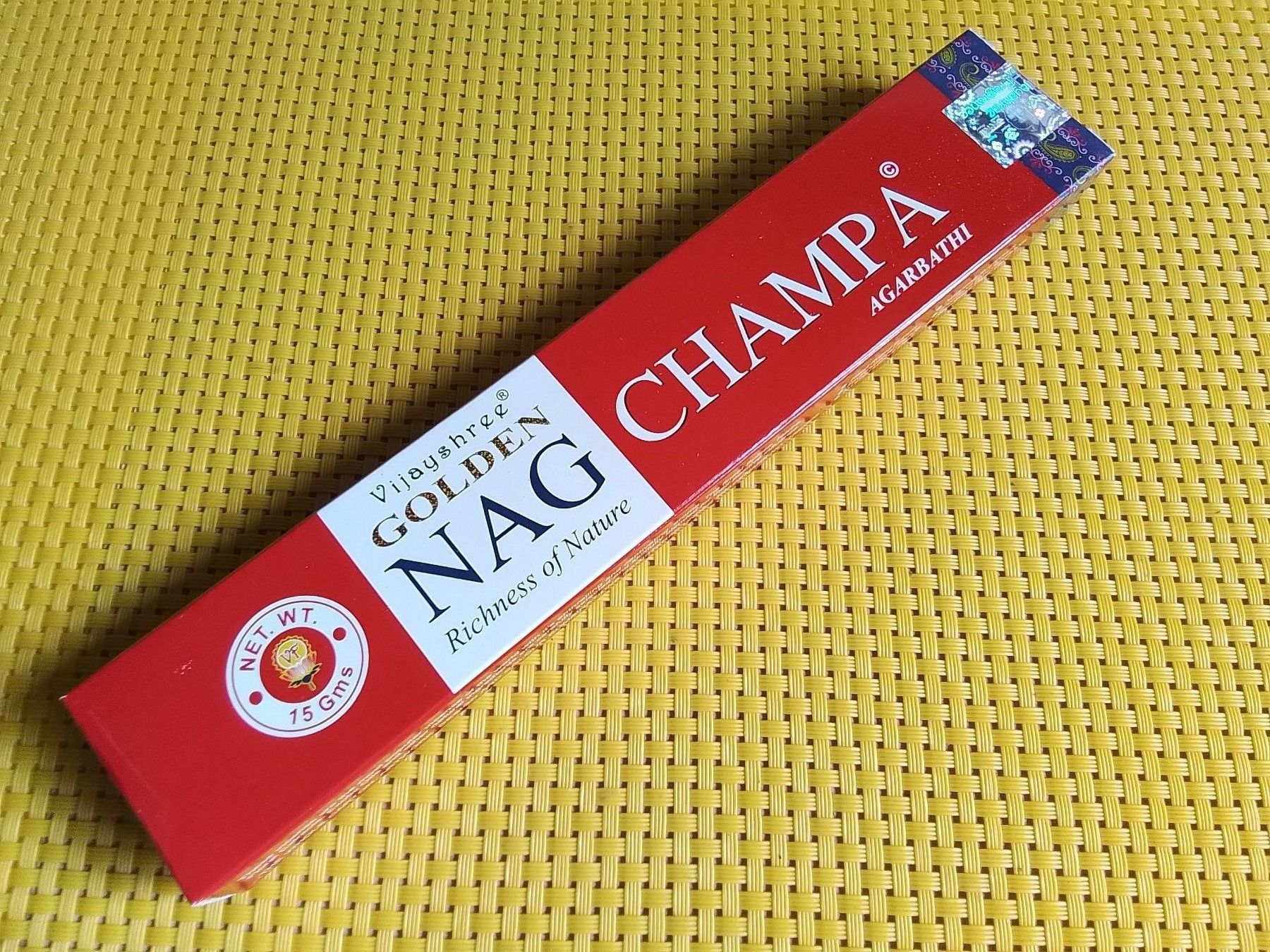 Candele: Räucherstäbli  - Golden NAG CHAMPA – Nuovo e nell'imballaggio originale da Rebstein venduto da Buchsi03