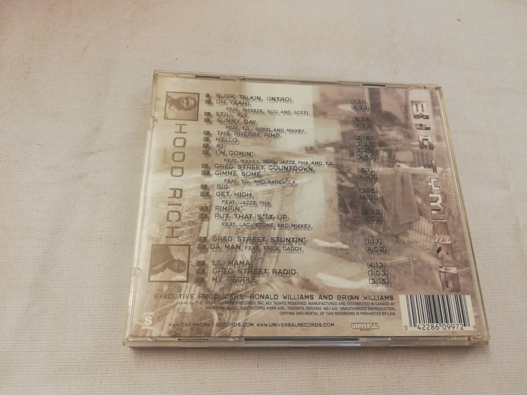CD: BIG TYMERS - HOOD RICH – Usato da Bern venduto da Vinylsound.ch 1