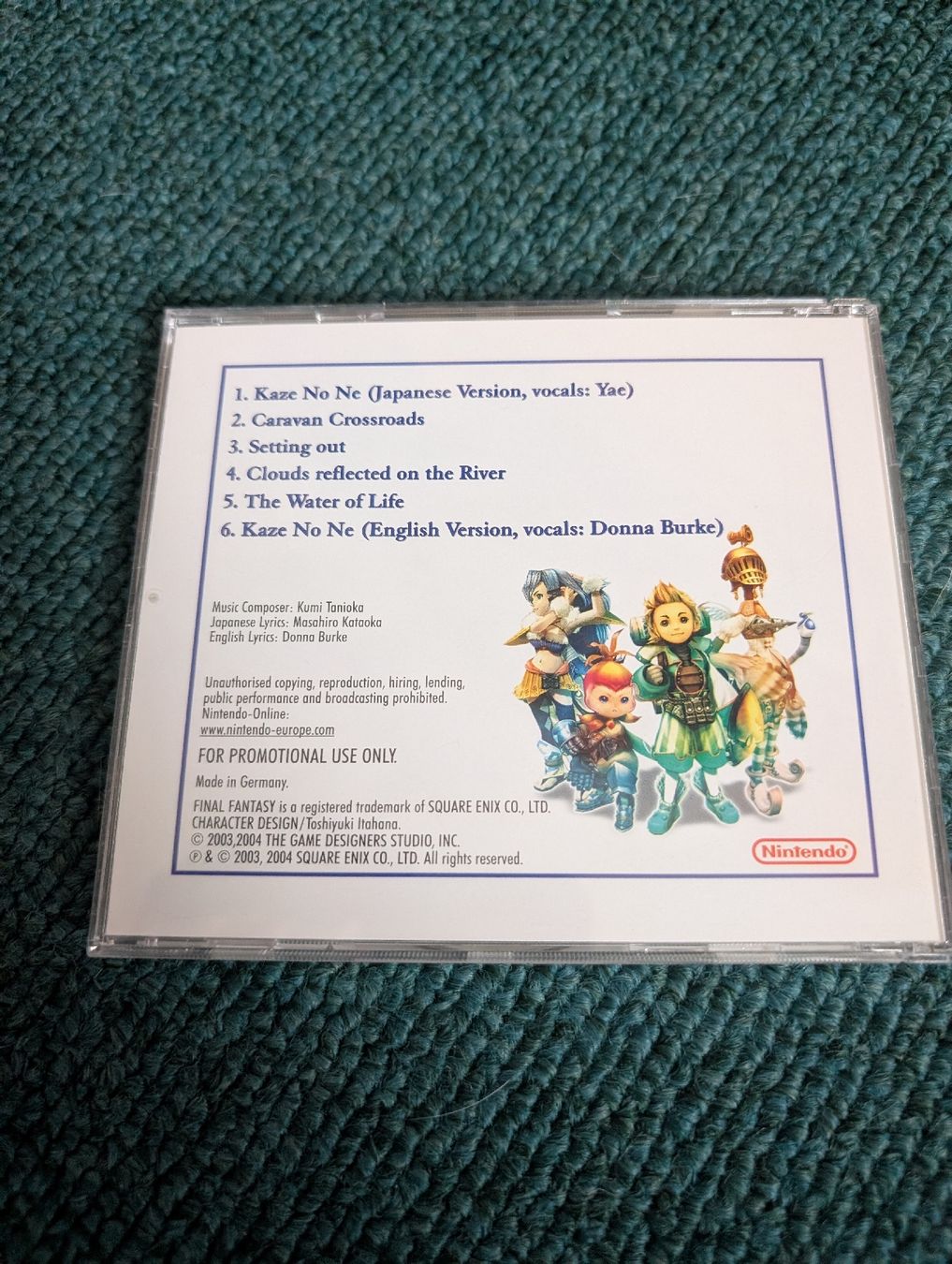 CD: Final Fantasy Crystal Chronicles OST - Selten! – Usato da Benglen venduto da kintaro-oe 1