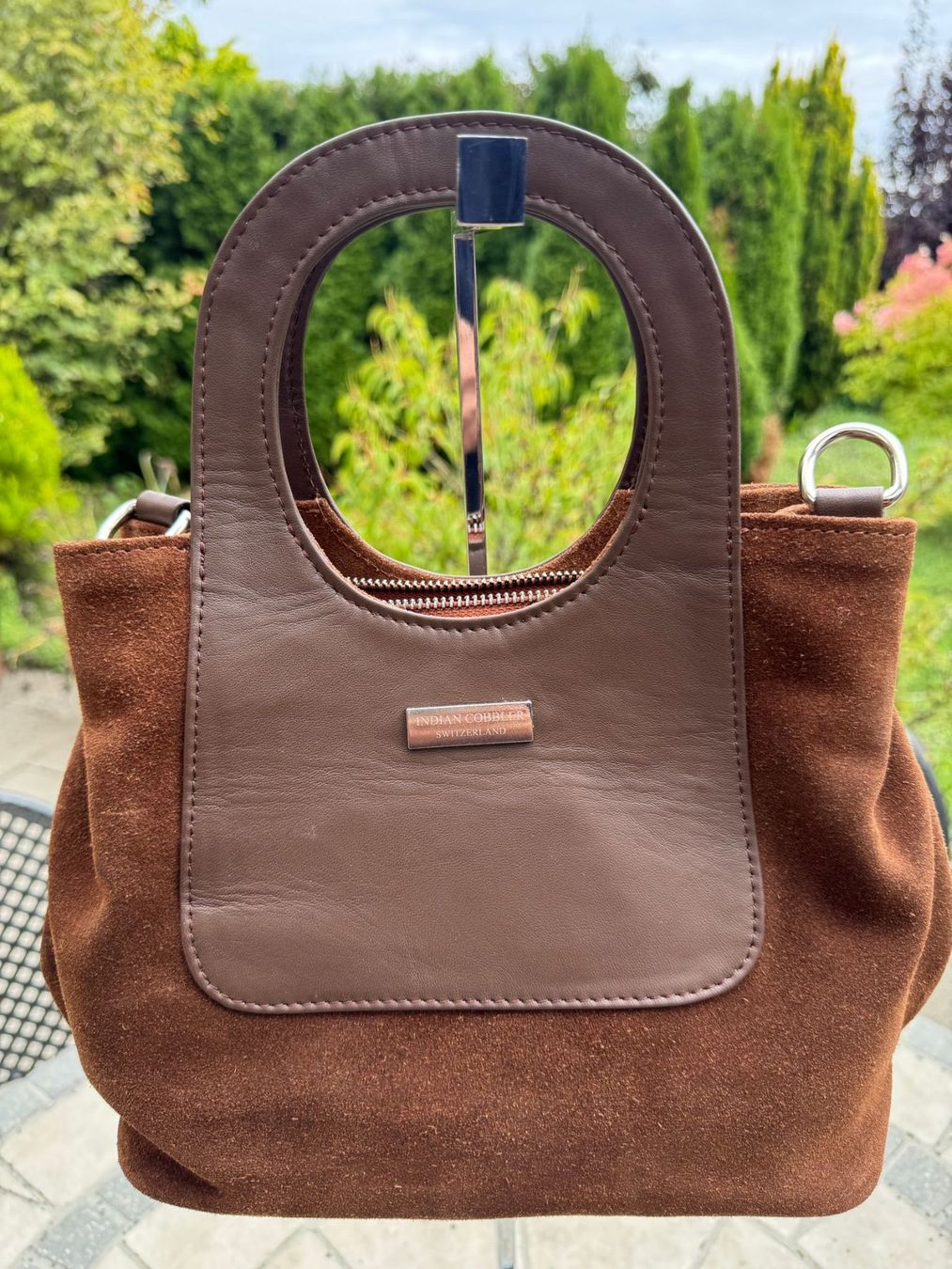 Borse da donna: Echte Wildleder-Handtasche mit Ledergriff – Nuovo e nell'imballaggio originale da Bözberg venduto da sojana