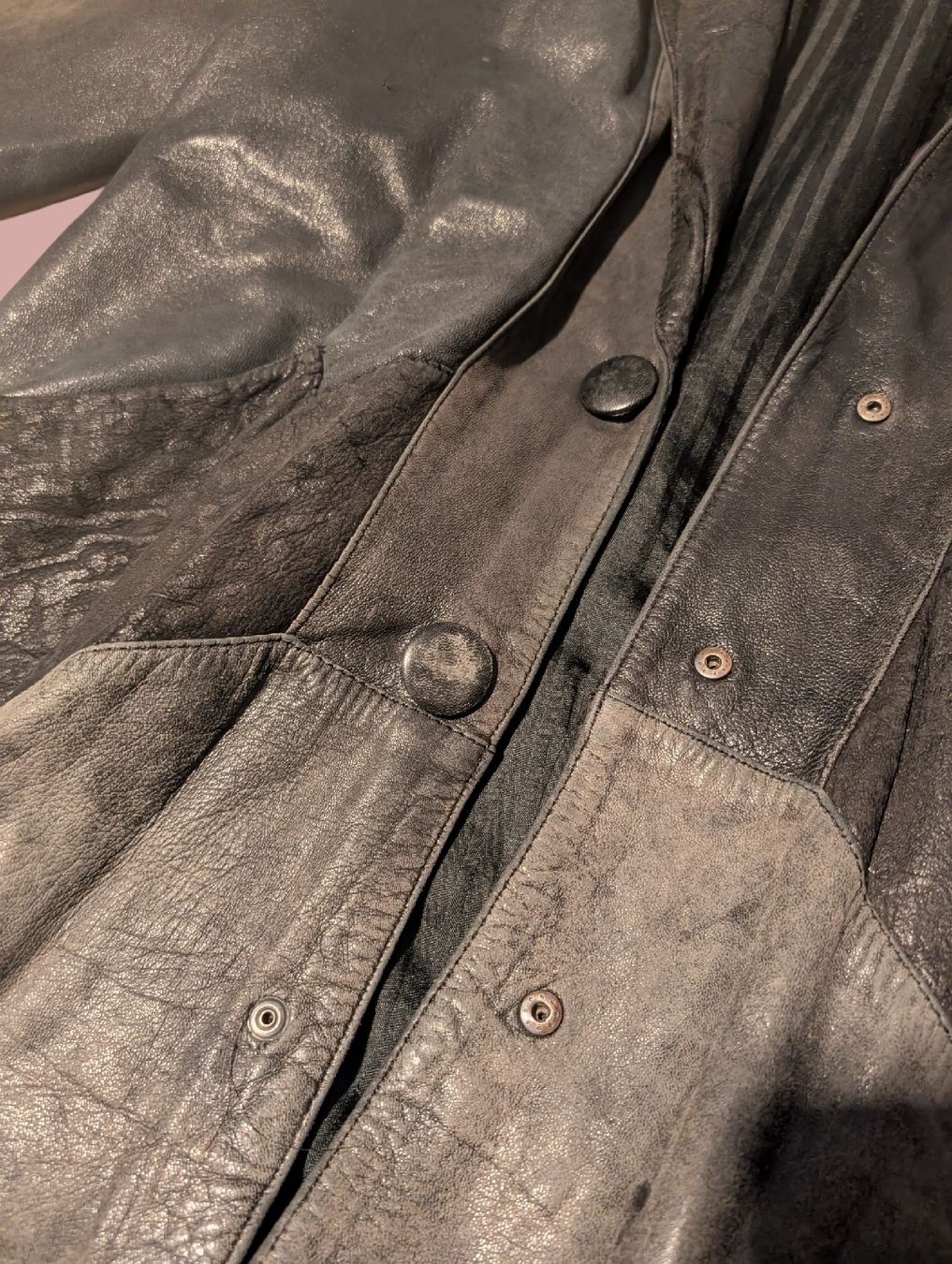 Jacken: Lederjacke schwarz-grau – Gebraucht aus St. Gallen von nadinewho 1