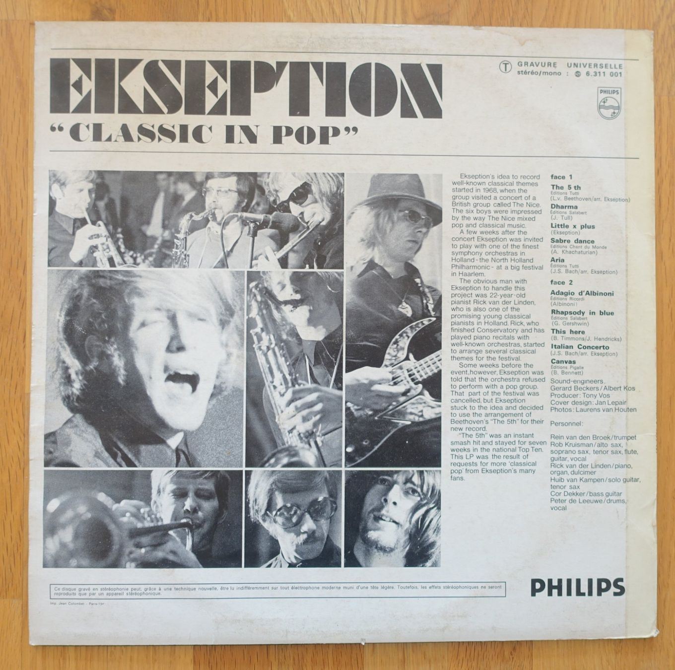 Dischi in vinile: Ekseption - Classic In Pop - T9 – Usato da Sessa venduto da discoverymedia 1