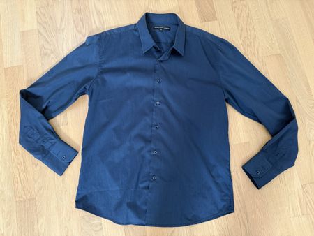 Neuwertiges Herrenhemd, Marke Celio, Gr. XL, Blau