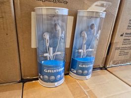 2x neue Grundig Ohrhörer in weis ab 1.-