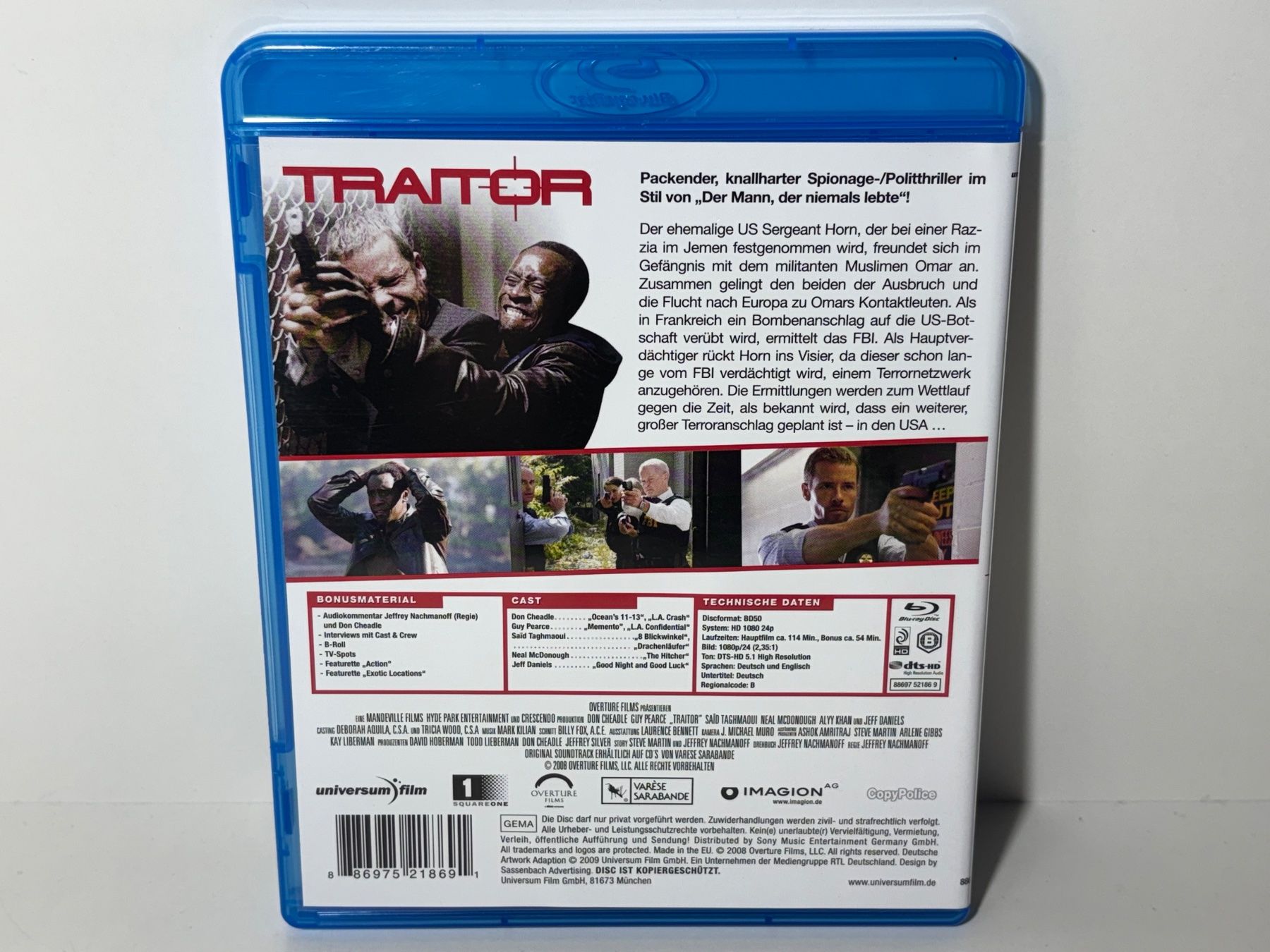 Tutti i DVDs: Traitor Blu Ray – Usato da Wilderswil venduto da Sstriker 1