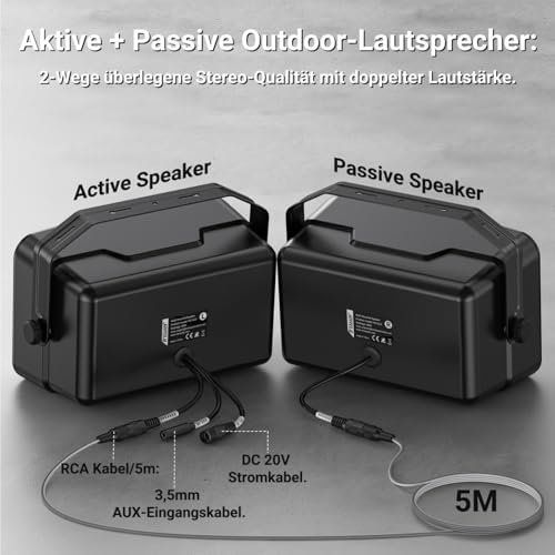 Casse acustiche: Outdoor Lautsprecher 400W – Nuovo e nell'imballaggio originale da Hundwil venduto da Mr.Wong 6