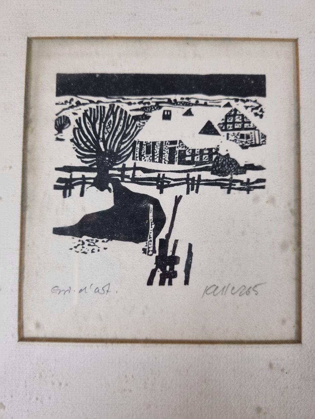 Incisioni: 3 bild holzschnitt Henz Keller – Usato da Ostermundigen venduto da vintage60 5