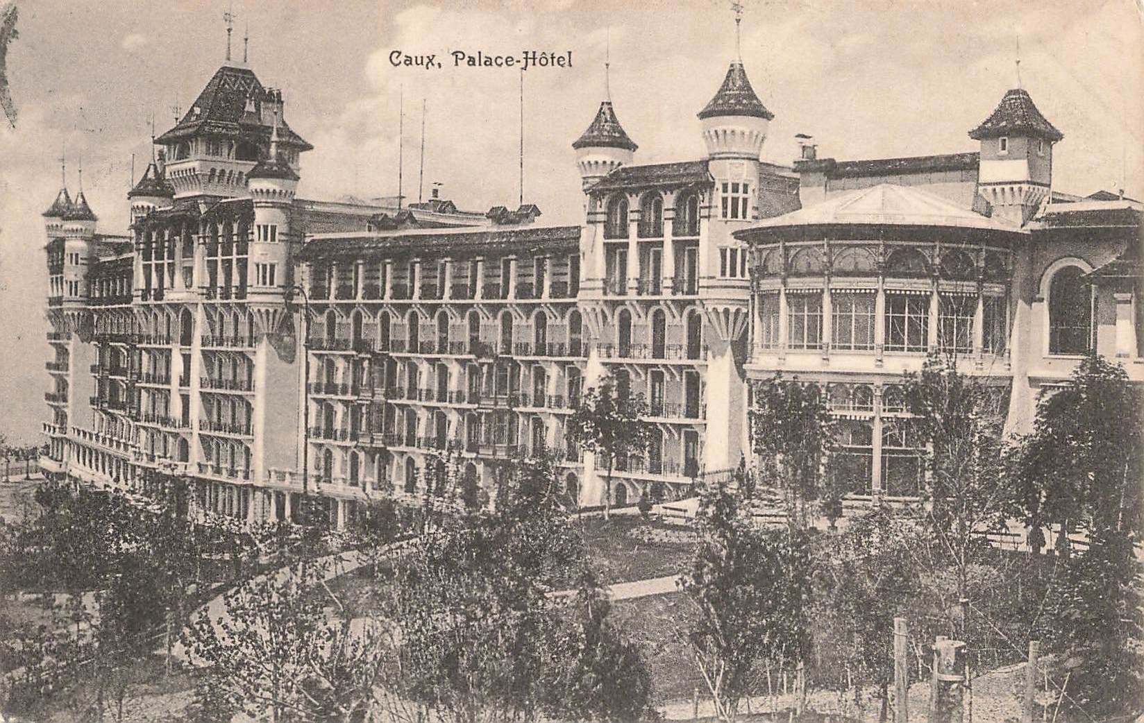 Cartoline postali: Caux palace hotel – Usato da Biasca venduto da Blenio71
