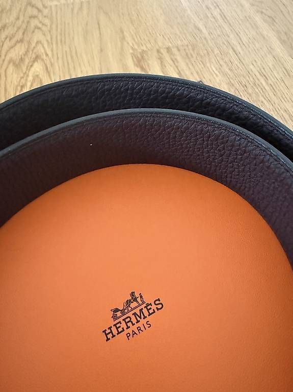 Cinture: Hermès Gürtel Schwarz/Dunkelbraun 100cm – Usato da Wallisellen venduto da MaraG91 2