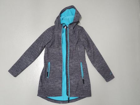 Jacke Damen / Maui Wowie / Grösse XS / grau-türkis / Kapuze