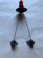 Alter Weihnachtsschmuck Pendelkerzenhalter Engelskopf