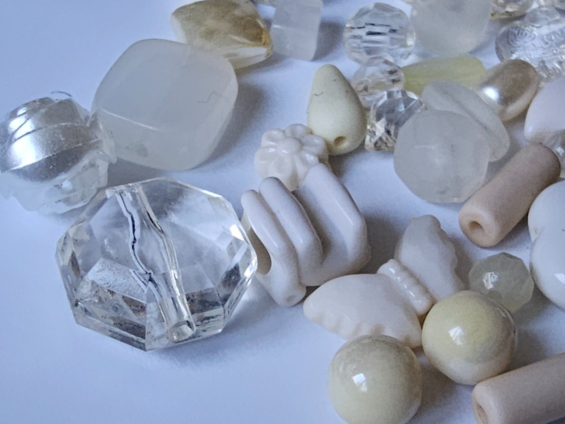 Perle (finte): 20g Acryl zwischen Elemente Kugeln Kette Basteln Perlen – Nuovo (secondo la descrizione) da Riedt b. Erlen venduto da Gottestraene 5
