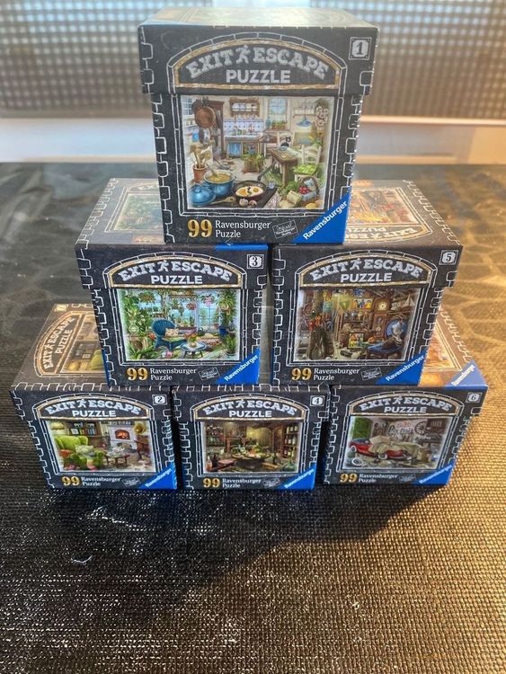 EXIT Escape Puzzle 6x99 Teile Gutshaus komplette Serie Kaufen auf Ricardo