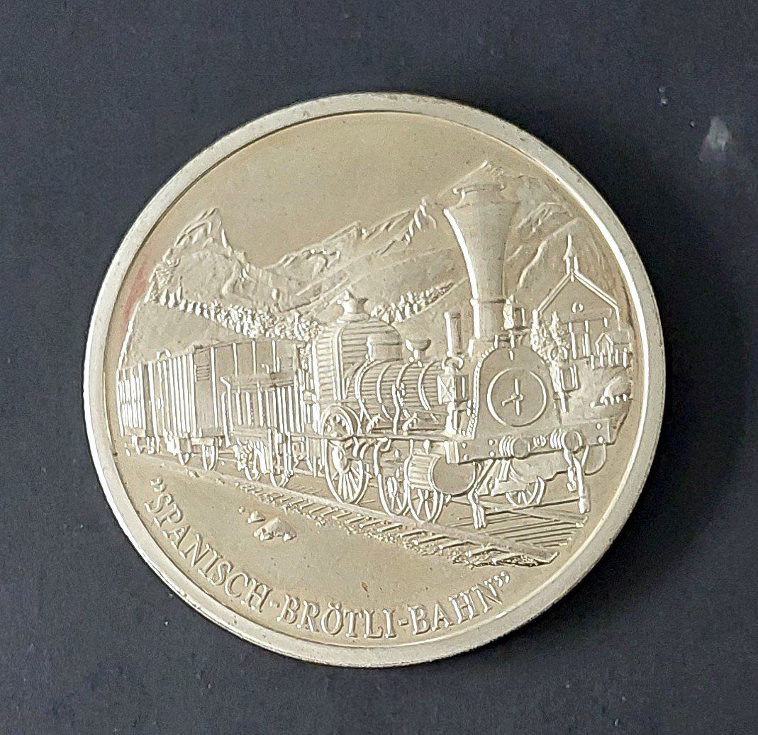 Medaglie: Medaille Spanisch-Brötli-Bahn – Nuovo (secondo la descrizione) da Schaffhausen venduto da Rosenmund