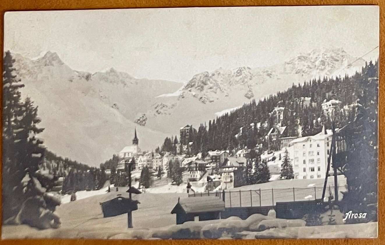 Ansichtskarten: AROSA - 1924... SCHÖN ! – Gebraucht aus Lutry von Ediego