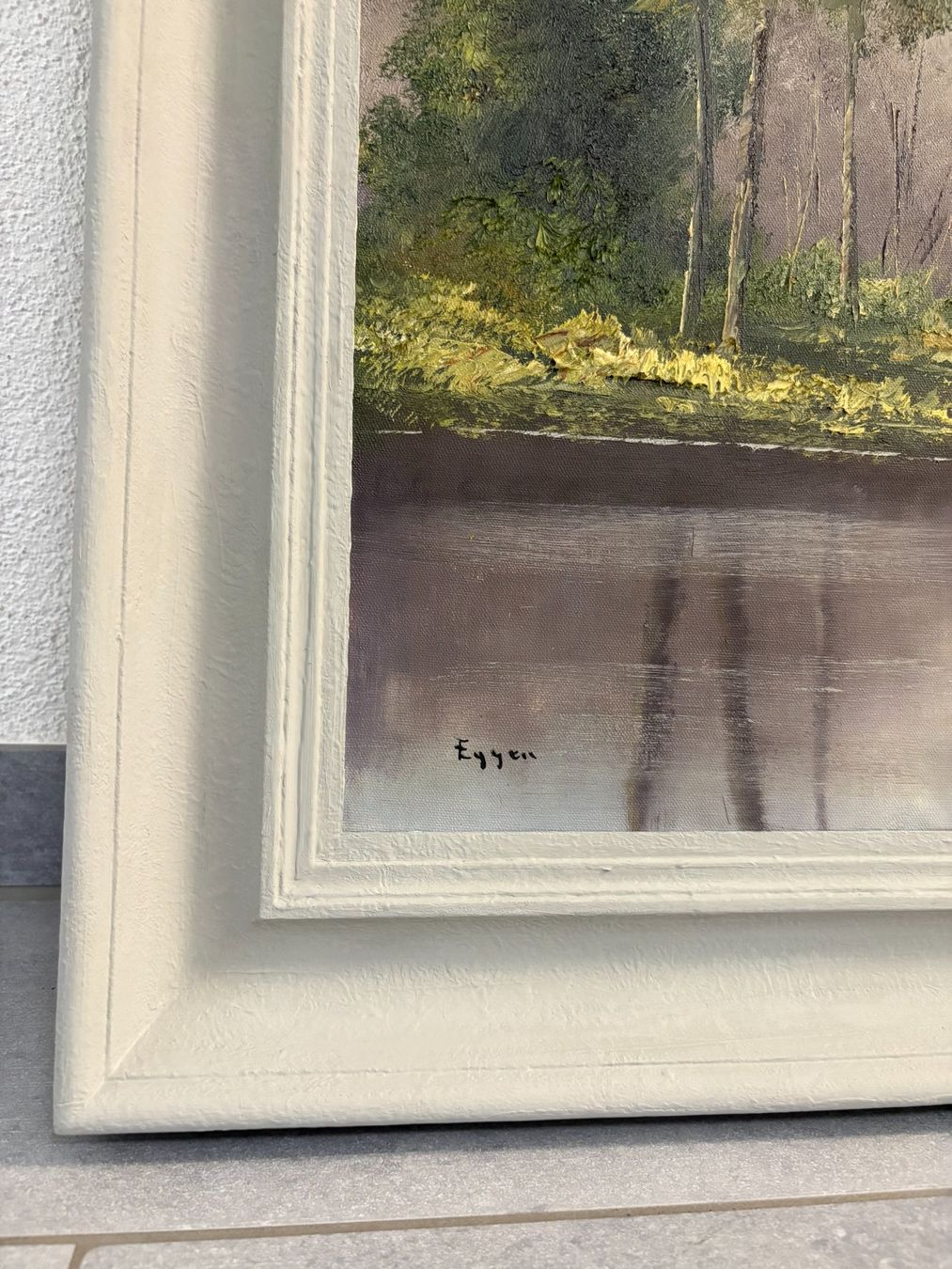 Dipinti: 75cmbreit x 60 cm/ Egger/ Öl Gemälde Idyllische Landschaft – Usato da Ottenbach venduto da TimelessEmotions. 8